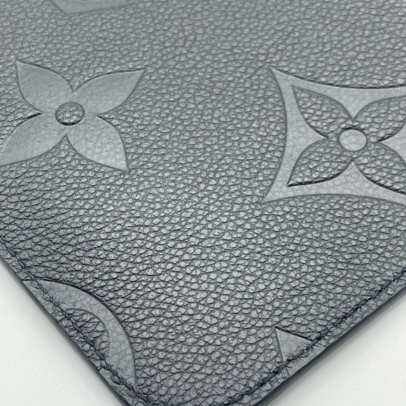 Louis Vuitton Neverfull Empreinte Monogram Pochette Clutch Wristlet Pouch Rare - Picture 4 of 15